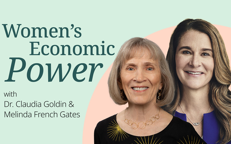 Melinda French Gates and Claudia Goldin